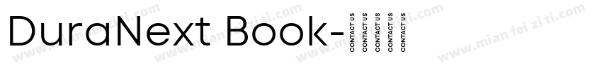 DuraNext Book字体转换